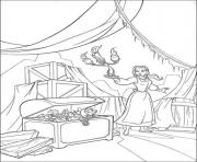 Printable belle found treasure 259c beauty and beast disney coloring pages