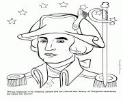 Printable presidents day united states usa George Washington coloring pages
