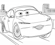 Printable natalie certain from cars 3 disney coloring pages