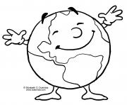 Printable preschool earth day coloring pages