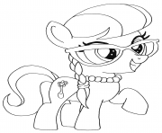 Printable silver spoon my little pony coloring pages