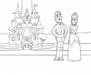 Printable King Dad and Queen Mom Nellas Parents coloring pages