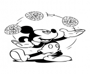 Printable mickey are juggling easter eggs disney coloring pages