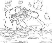 Printable the castle breaking down disney princess disneya6e4 coloring pages