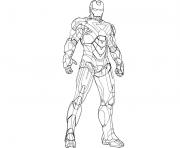 Printable iron man 85 superheros coloring pages