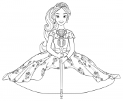 Printable Princess Elena disney princess coloring pages