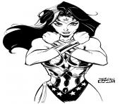 Printable wonder woman by sergioxantos coloring pages