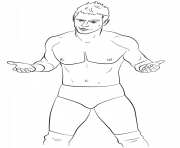 Printable wwe the miz coloring page coloring pages