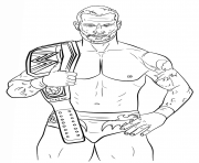 Printable randy orton coloring page coloring pages