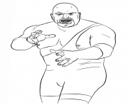 Printable wwe the big show coloring page coloring pages