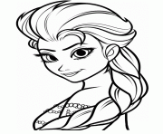 Printable Elsa From Frozen disney coloring pages