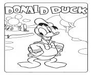 Printable donald duck disney coloring pages