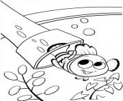 Printable swim out finding nemo coloring pages