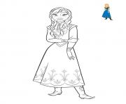 Printable frozen anna coloring book 2018 coloring pages