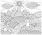 Printable doodle pattern fun world coloring pages