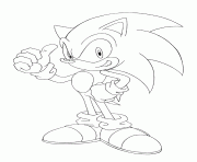 Printable classic sonic the hedgehog coloring pages