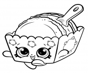 Printable Melty Macaron Cute Shopkins Season 8 coloring pages