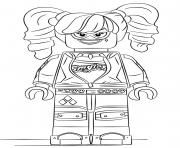 Printable the lego batman harley coloring pages
