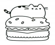 Pusheen Coloring Pages To Print Pusheen Printable