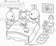 Printable Calico Critters Sylvanian Families Original coloring pages