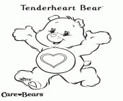 Printable Care Bears Tenderheart Bear coloring pages