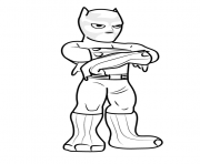 Printable Black Panther from The Super Hero Squad coloring pages
