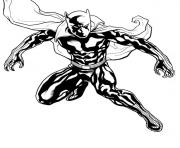 Printable black panther marvel super heroes coloring pages