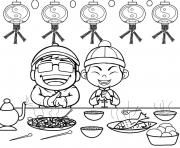 Printable printable chinese new year coloring pages for kids coloring pages