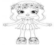 Printable Shoppies Dolls Daisy Petals coloring pages