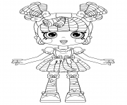 Printable Shoppies Milly Mops for Kids coloring pages