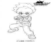 Printable beyblade player 3 coloring pages
