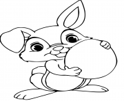 Printable easter bunny maternelle coloring pages