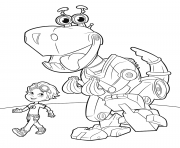 Printable Rusty Rivets for Boys coloring pages
