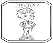 Printable rusty coloring pages