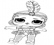 Printable Showbaby Glamour LOL Doll coloring pages