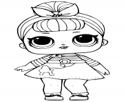 Printable Sis Swing Doll from LOL Surprise coloring pages