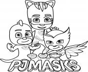 Pj Masks Coloring Pages To Print Pj Masks Printable