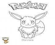 Printable Eevee Pokemon coloring pages