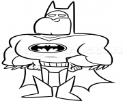 Printable batman from teen titans go coloring pages