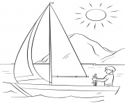 Printable have a great summer by Lena London coloring pages
