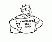 Printable worlds best dad fathers day coloring pages