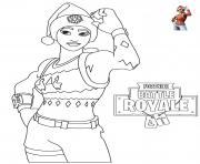 Printable Fortnite Christmas coloring pages