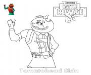 Printable Tomatohead Skin Fortnite coloring pages