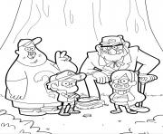 Gravity Falls Coloring Pages To Print Gravity Falls Printable