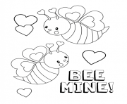 Printable valentine 2019 be mine coloring pages