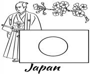 japan flag samurai