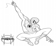 Printable Spider Man 2018 coloring pages