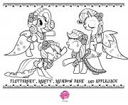 Printable fluttershy rarity rainboy dash applejack coloring pages