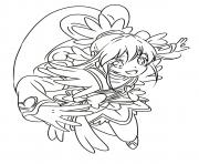 Printable cure heart precure glitter force coloring pages