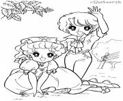 Printable glitter force kids love coloring pages